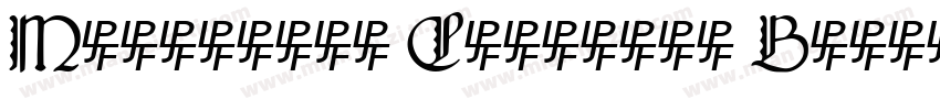 Monogamma Capitals B字体转换